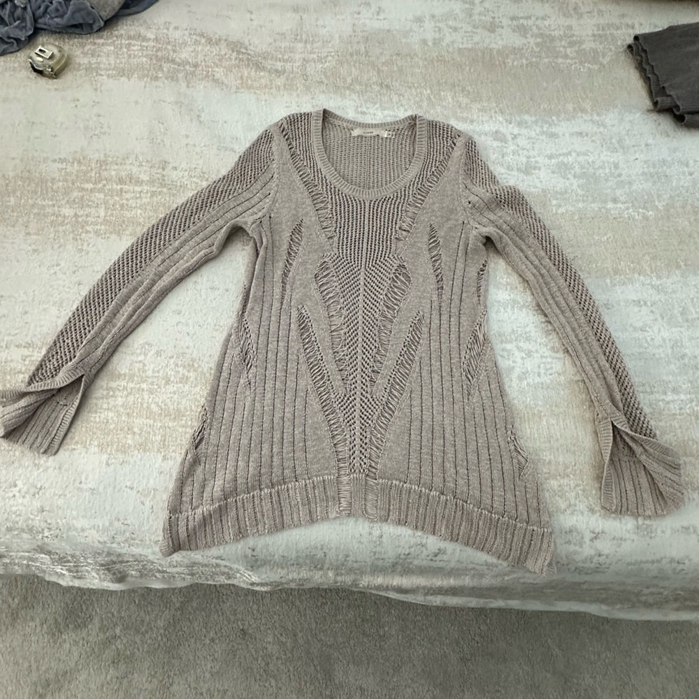 Cluny Knit Top in Gray